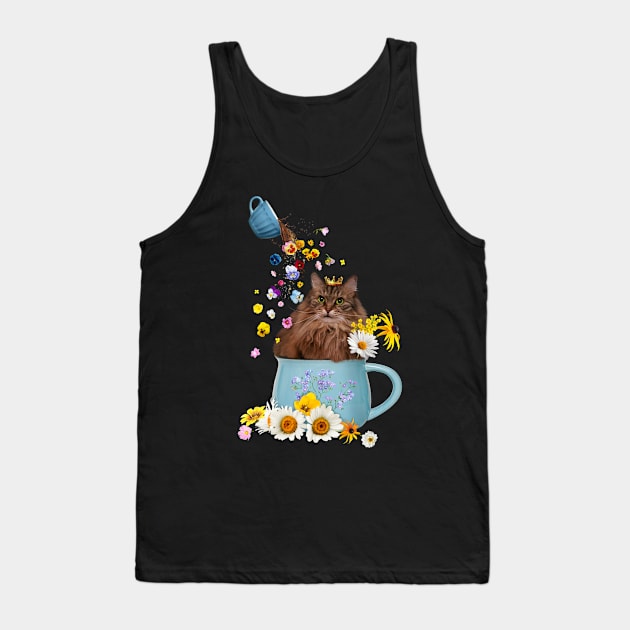 Custom Art : Coffee Makes Everyday Beautiful Tank Top by leBoosh-Designs